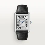 Cartier / TANK MUST WATCH Tank Must watch, extra-large model, Manufacture mechanical movement with automatic winding, caliber 1847 MC. Steel case, Ref. WSTA0040