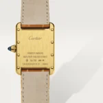 Cartier / TANK LOUIS CARTIER WATCH Tank Louis Cartier watch, small model, quartz movement. 18K yellow gold (750/1000) case, Ref. W1529856 - Image 8