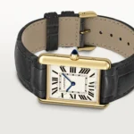 Cartier / TANK LOUIS CARTIER WATCH Tank Louis Cartier watch, large model, quartz movement. Case in 18K yellow gold (750/1000), Ref. WGTA0067 - Image 3
