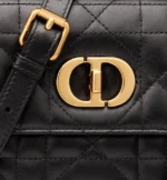 DIOR / MISS CARO MINI BAG Black Macrocannage Lambskin S5169UDAX_M900 - Image 7