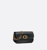 DIOR / SMALL 30 MONTAIGNE AVENUE BAG Black Box Calfskin M9261UMOA_M900 - Image 3