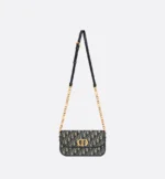 DIOR / SMALL 30 MONTAIGNE AVENUE BAG Blue Dior Oblique Jacquard  M9261UTZR_M928 - Image 5