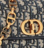DIOR / SMALL 30 MONTAIGNE AVENUE BAG Blue Dior Oblique Jacquard  M9261UTZR_M928 - Image 7