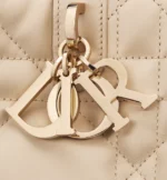 DIOR / LARGE DIOR TOUJOURS BAG Powder Beige Macrocannage Calfskin M2820OSHJ_M51U - Image 7