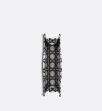 DIOR / LARGE DIOR BOOK TOTE Beige and Blue Macrocannage Embroidery (42 x 35 x 18.5 cm) - Image 5