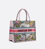 DIOR / LARGE DIOR BOOK TOTE Latte Multicolor Dior Zodiac Embroidery (42 x 35 x 18.5 cm)  M1286ZRHP_M941 - Image 3