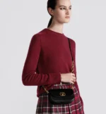 DIOR / SMALL 30 MONTAIGNE AVENUE BAG Black Box Calfskin M9261UMOA_M900 - Image 2