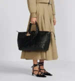 DIOR / LARGE DIOR TOUJOURS BAG Black Macrocannage Calfskin M2820OSHJ_M900 - Image 2