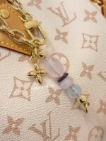 Speedy Soft 30 Lucky Handbag Model No.: M15108, White Floral Print - Image 7