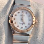 Genuine Diamond Quartz Ladies Watch, 27mm dial diameter - Image 4