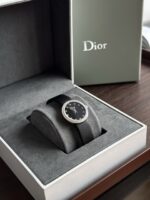 DIOR La D de Dior Classic Diamond Bezel Watch with Silk Strap, Swiss Made - Image 7