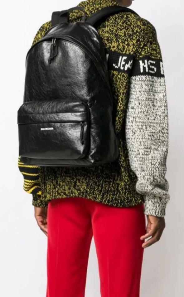 1790063982501 Balenciaga | Explorer Series Waxed Leather Backpack - Image 1
