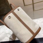 Garden Party Handbag, Hand-Stitched with Waxed Thread - Image 11