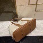 Garden Party Handbag, Hand-Stitched with Waxed Thread - Image 4