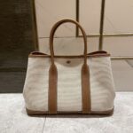 Garden Party Handbag, Hand-Stitched with Waxed Thread