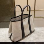 Garden Party Handbag, Hand-Stitched with Waxed Thread - Image 5