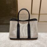 Garden Party Handbag, Hand-Stitched with Waxed Thread - Image 2