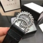 Gucci Crystal diamond buckle belt - Image 3