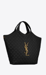 YSL / ICARE MAXI SHOPPING BAG IN QUILTED LAMBSKIN 698651AAANG1000 - Image 3