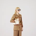 GUCCI / GG MARMONT SMALL CROCODILE SHOULDER BAG 443497 DTDIT 9022 - Image 2