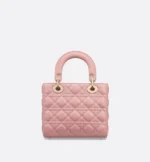 DIOR / SMALL LADY DIOR MY ABCDIOR BAG Antique Pink Cannage Lambskin - Image 3