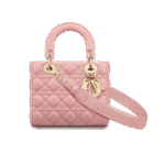 DIOR / SMALL LADY DIOR MY ABCDIOR BAG Antique Pink Cannage Lambskin