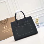 Burberry tote calfskin bag 8376 black size: 27 * 11 * 20 cm - Image 6