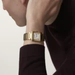 Cartier / TANK FRANÇAISE WATCH Tank Française watch, medium model, quartz movement. Case in 18K yellow gold (750/1000). Ref. WGTA0113 - Image 3