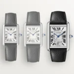 Cartier / TANK MUST WATCH Tank Must watch, extra-large model, Manufacture mechanical movement with automatic winding, caliber 1847 MC. Steel case, Ref. WSTA0040 - Image 6