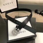 Gucci Crystal diamond buckle belt - Image 2