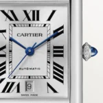 Cartier / TANK MUST WATCH Tank Must watch, extra-large model, mechanical movement with automatic winding, caliber 1847 MC. Steel case, Ref. WSTA0053 - Image 2