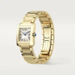 Cartier / TANK FRANÇAISE WATCH Tank Française watch, small model, quartz movement. Case in 18K yellow gold (750/1000). Ref. WGTA0114 - Image 4