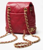 CHANEL / SMALL BACKPACK Calfskin & Gold-Tone Metal Red Ref.  AS4275 B13658 NQ339 - Image 4
