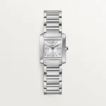 Cartier / TANK FRANÇAISE WATCH Tank Française watch, small model, quartz movement. Steel case.   Ref. WSTA0065