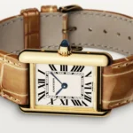 Cartier / TANK LOUIS CARTIER WATCH Tank Louis Cartier watch, small model, quartz movement. 18K yellow gold (750/1000) case, Ref. W1529856 - Image 4