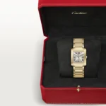 Cartier / TANK FRANÇAISE WATCH Tank Française watch, medium model, quartz movement. Case in 18K yellow gold (750/1000). Ref. WGTA0113 - Image 11