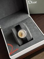 DIOR La D de Dior Classic Diamond Bezel Watch with Silk Strap, Swiss Made - Image 2