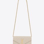 YSL / CASSANDRE MATELASSÉ CHAIN WALLET IN LAMBSKIN 377828AAA449207