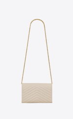 YSL / CASSANDRE MATELASSÉ CHAIN WALLET IN LAMBSKIN 377828AAA449207 - Image 3