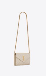 YSL / CASSANDRE MATELASSÉ CHAIN WALLET IN LAMBSKIN 377828AAA449207 - Image 2
