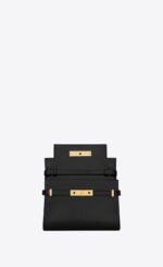 YSL / MANHATTAN SMALL SHOULDER BAG IN BOX SAINT LAURENT LEATHER  6756260SX0W1000 - Image 4