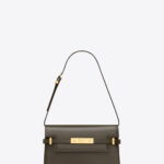 YSL / MANHATTAN SMALL SHOULDER BAG IN BOX SAINT LAURENT LEATHER  6756260SX0W3237