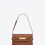 YSL / MANHATTAN SMALL SHOULDER BAG IN BOX SAINT LAURENT LEATHER  6756260SXPW6362