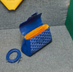 Goyard mini sigon Saddle bag Blue Size:18*15*20*9cm - Image 7