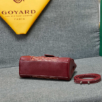 Goyard mini sigon Saddle bag Wine red Size:18*15*20*9cm - Image 5
