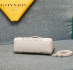 Goyard mini sigon Saddle bag Cream White Size:18*15*20*9cm - Image 4