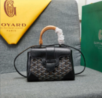 Goyard mini sigon Saddle bag Black Size:18*15*20*9cm
