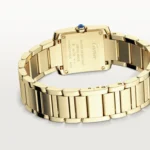 Cartier / TANK FRANÇAISE WATCH Tank Française watch, small model, quartz movement. Case in 18K yellow gold (750/1000). Ref. WGTA0114 - Image 6