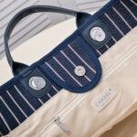 Chanel new beach bag denim bag navy blue 67178-7size: 48*38*30*14cm - Image 9