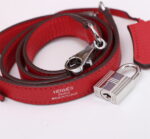 Hermès Kelly  Calf Sliver hardware Red size: 25cm - Image 3